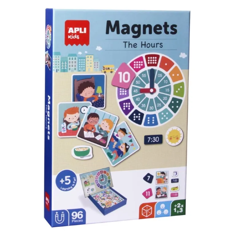 Apli Kids - Układanka Magnetyczna Godziny