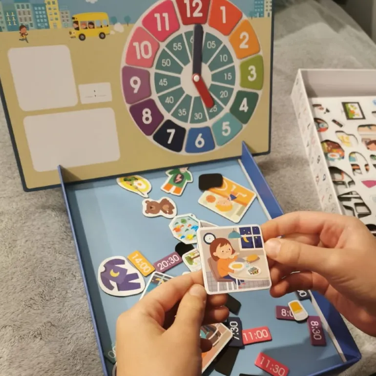 Apli Kids - Układanka Magnetyczna Godziny