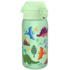 Bidon dla dzieci 350 ml – Zielony dinosaurs