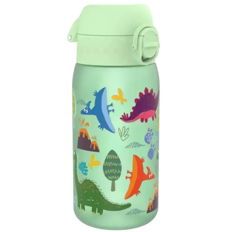 Bidon dla dzieci 350 ml – Zielony dinosaurs