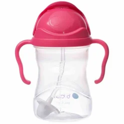 Bidon ze Słomką 240 ml Malinowy