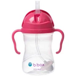 Bidon ze Słomką 240 ml Malinowy