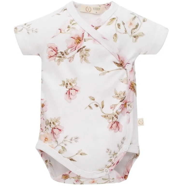 Body Niemowlęce Krótki Rękaw Wild Rose