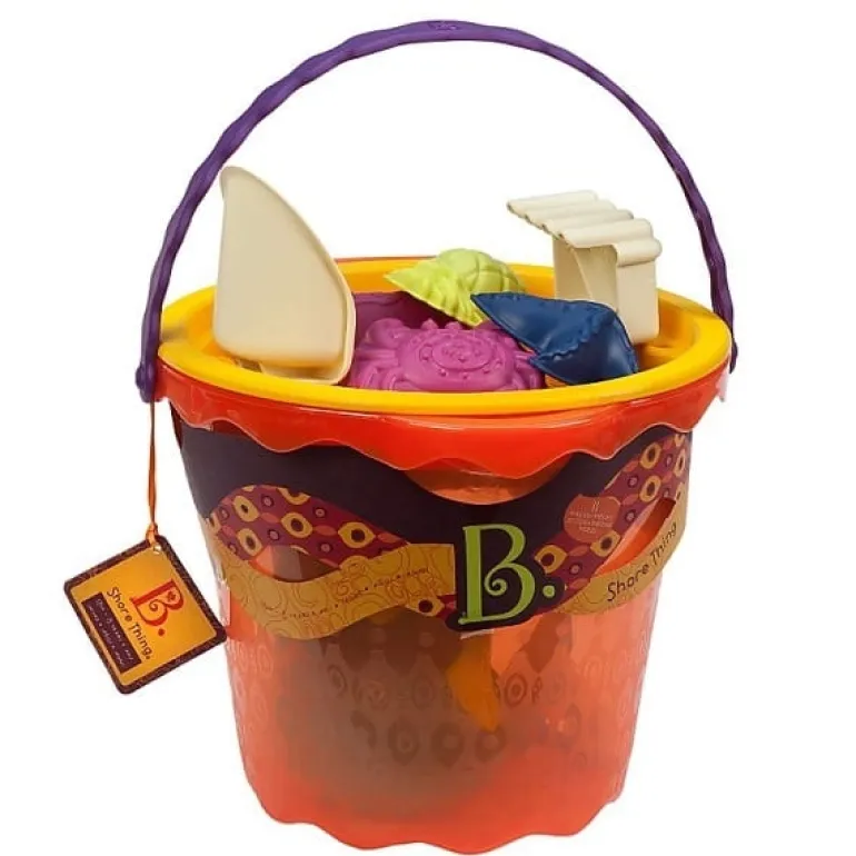 B. Ready Beach Bag – torba z akcesoriami do piasku - pomarańczowa