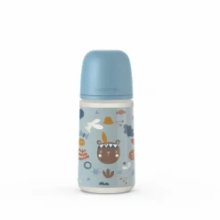 Butelka ze Smoczkiem Fizjologicznym Sx Pro Średni Przepływ Forest Niebieski 270ml