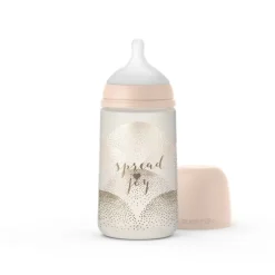 Butelka ze Smoczkiem Fizjologicznym Sx Pro Średni Przepływ Spread Joy Beż 270 ml