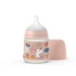 Butelka ze Smoczkiem Fizjologicznym Sx Pro Wolny Przepływ Forest Różowy 150ml