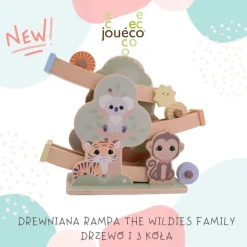 Drewniana Rampa The Wildies Family Drzewo i 3 Koła