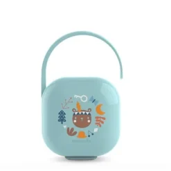 Etui na Smoczek Forest Niebieskie