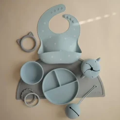 Etui na Smoczek Kula Ball Powder Blue