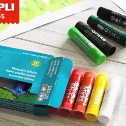 Farby w Kredce 12 Kolorów Apli Kids