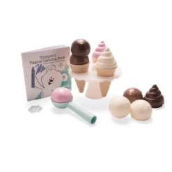 Foremki do Piasku Lody z Kolorowanką