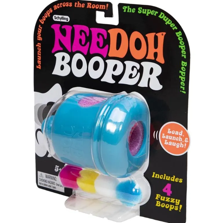 Gniotek sensoryczny z wyrzutnią Booper