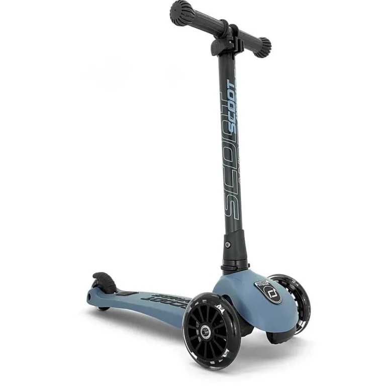 Hulajnoga Trójkołowa dla Dzieci Highwaykick 3 LED 3+ Steel