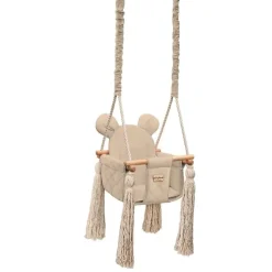 Huśtawka dla Dzieci i Niemowląt VelvetSwing – Beige