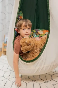 Huśtawka Kokon dla Dzieci DUŻA - Dżunglowa Przygoda