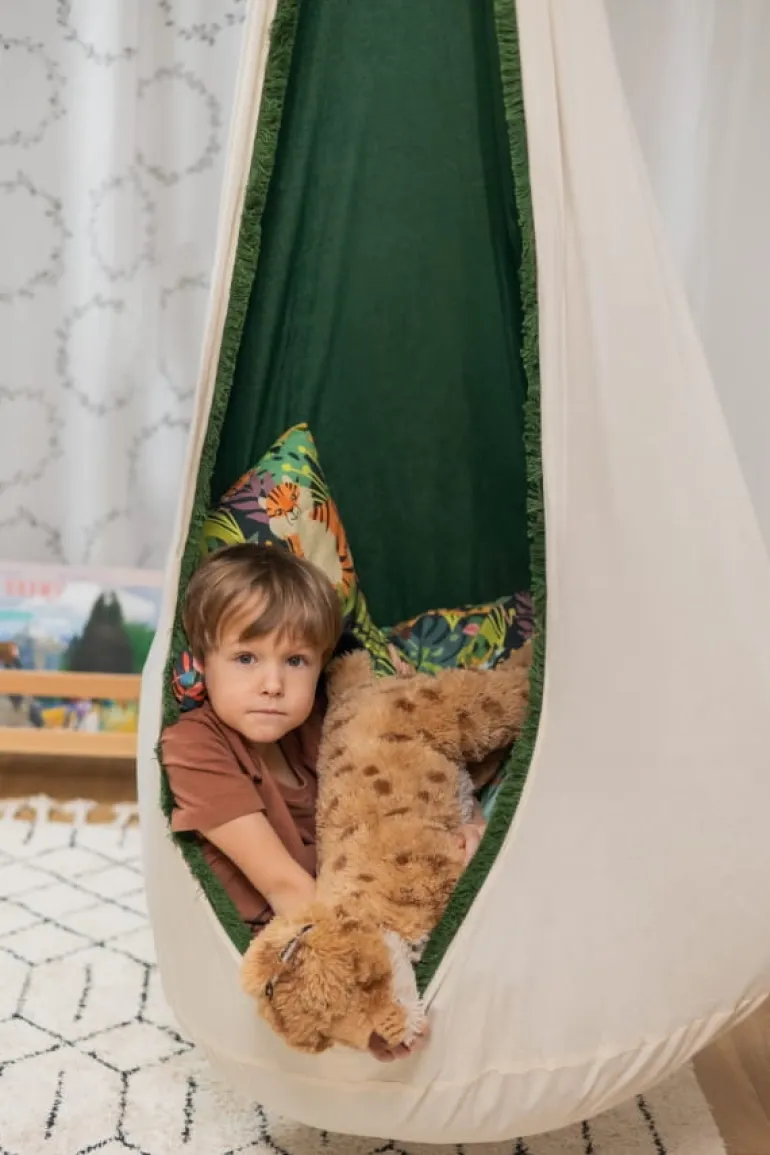 Huśtawka Kokon dla Dzieci DUŻA - Dżunglowa Przygoda