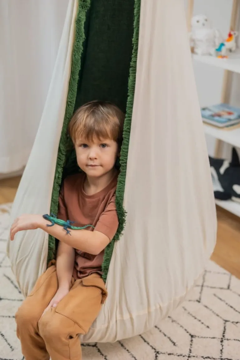 Huśtawka Kokon dla Dzieci DUŻA - Dżunglowa Przygoda