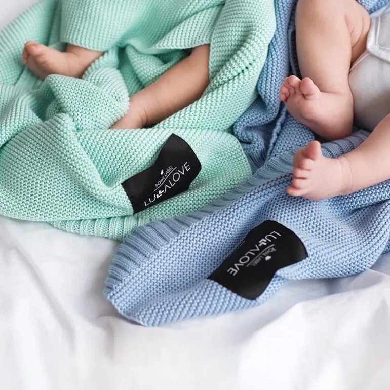 Kocyk Bambusowy Baby Blue