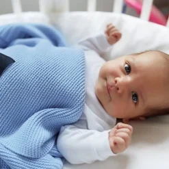 Kocyk Bambusowy Baby Blue