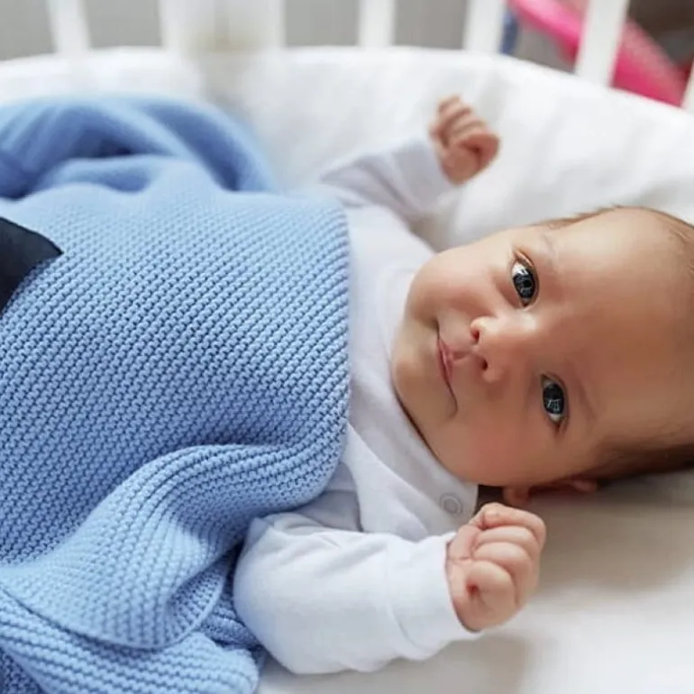 Kocyk Bambusowy Baby Blue