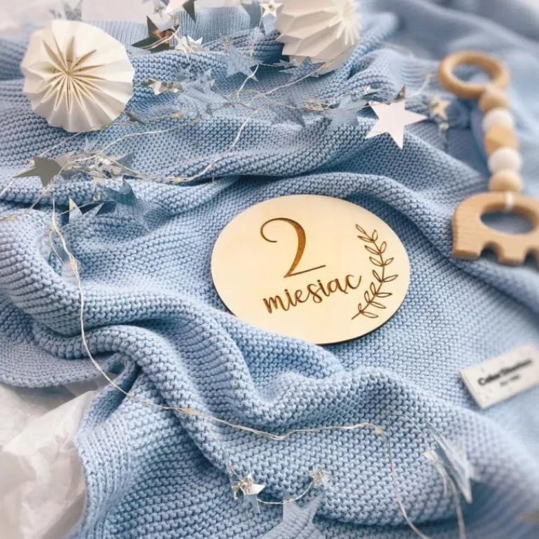 Kocyk Bambusowy Baby Blue