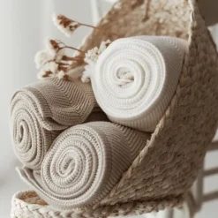 Kocyk Bambusowy Fir Beige