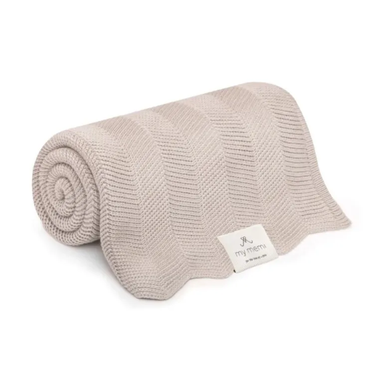 Kocyk Bambusowy Fir Light Beige