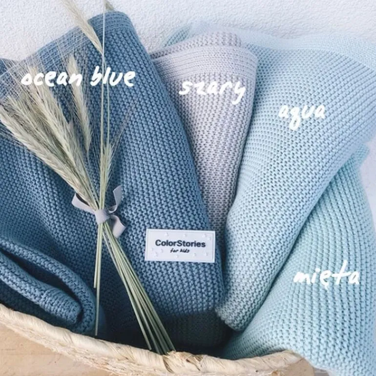 Kocyk Bambusowy Ocean Blue