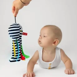 Kontrastowa Mini Ośmiornica Biało-Czarna