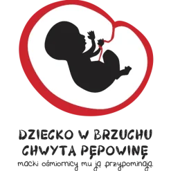 Kontrastowa Mini Ośmiornica Biało-Czarna