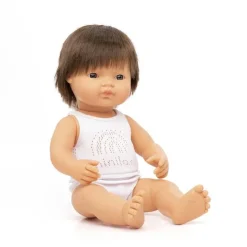 Lalka Chłopiec Europejczyk Brązowe Włosy 38cm