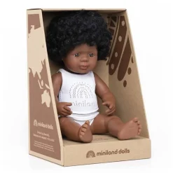 Lalka Dziewczynka Afroamerykanka 38cm