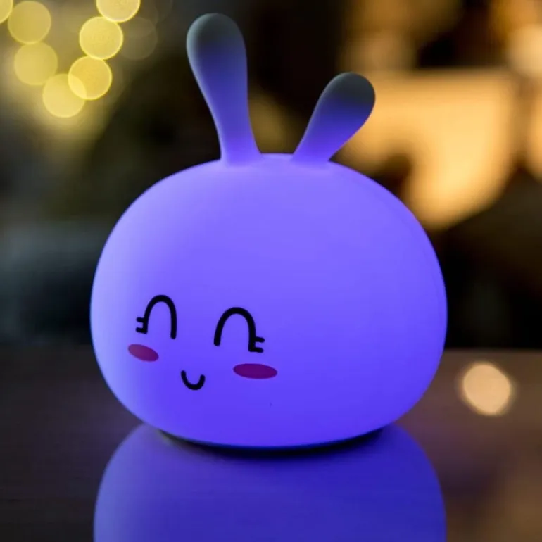 Lampka Led dla Dzieci Silikonowa Królik Słodziak