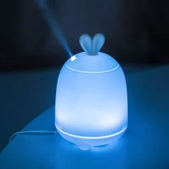 Lampka Led dla Dzieci Silikonowa Dyfuzor Królik Biały