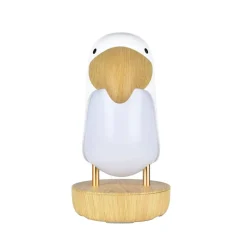Lampka Led dla Dzieci z Głośnikiem Maskonur Biały