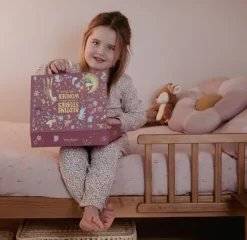 Latarka projektor z bajkami Różowy