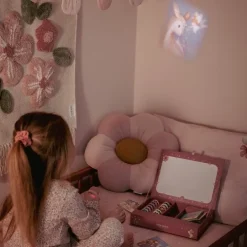 Latarka projektor z bajkami Różowy