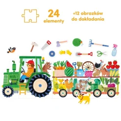 Moto puzzle Traktor 24el. 2+