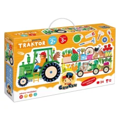 Moto puzzle Traktor 24el. 2+