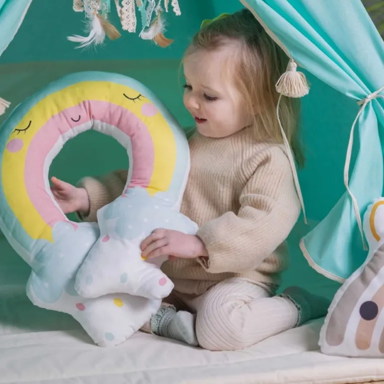 Namiot Tipi dla Dzieci Miętowy Frędzelek