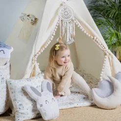 Namiot Tipi dla Dzieci Pastelowi Przyjaciele