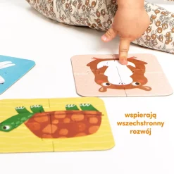 Nasi przyjaciele. Puzzle na cztery 2+