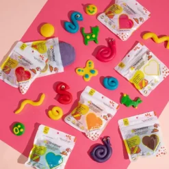 NATURALNA ciastolina do zabawy, 9 Kolorów, eko-pack 9 szt. Re-Fill Play Dough