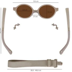 Okulary przeciwsłoneczne Dooky Gili 2w1 Beige 0-3