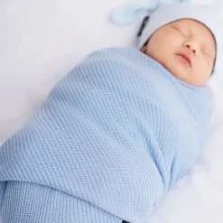 Otulacz Bambusowy Mgiełka Blue