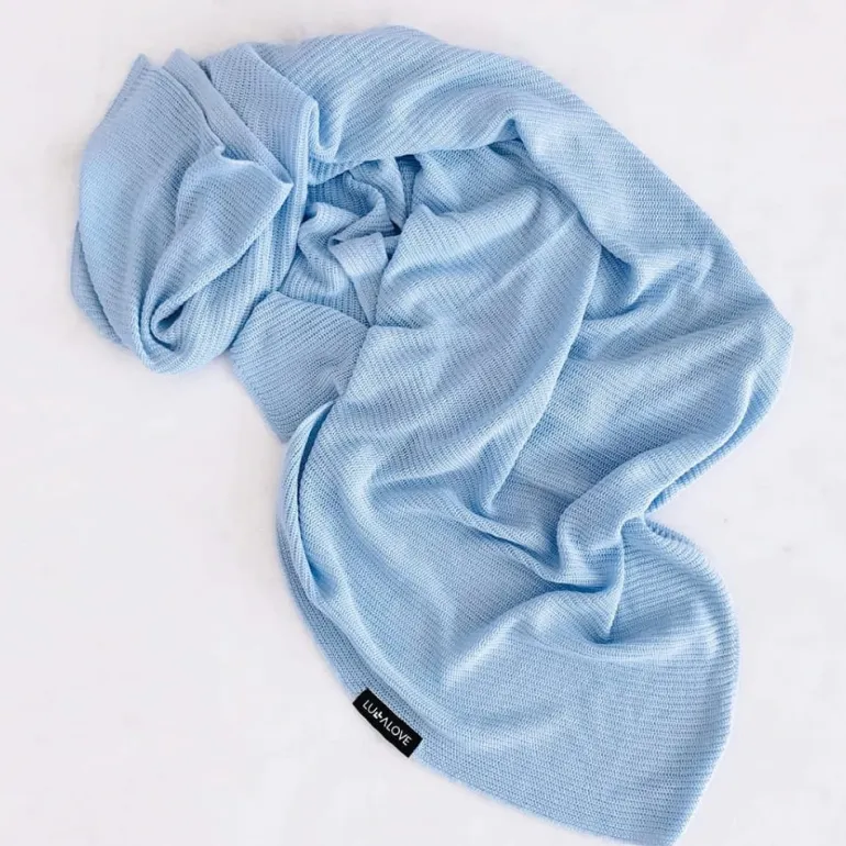 Otulacz Bambusowy Mgiełka Blue