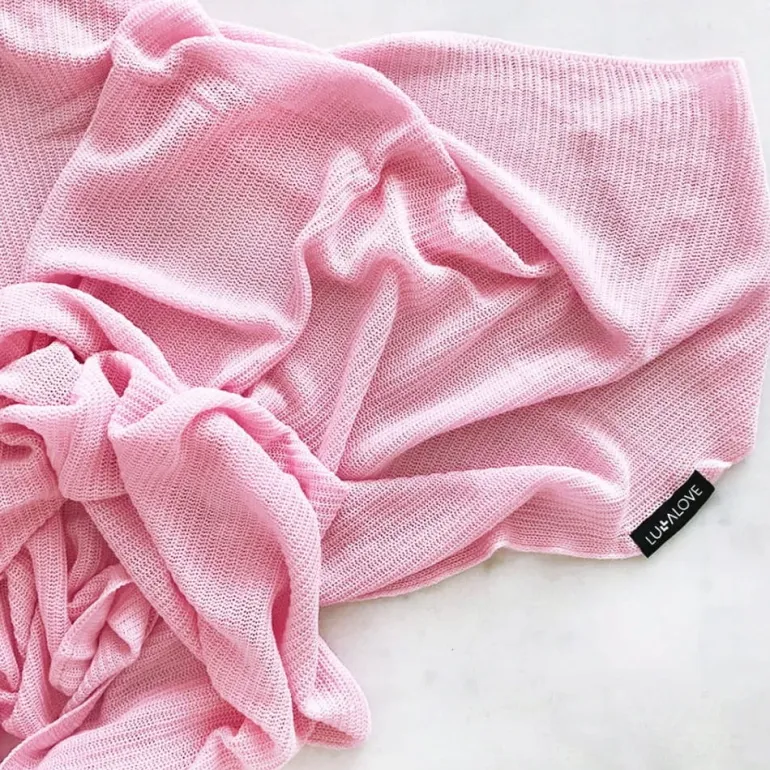 Otulacz Bambusowy Mgiełka Pink