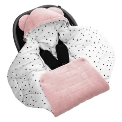 Otulacz do Fotelika Samochodowego Royal Baby Pink