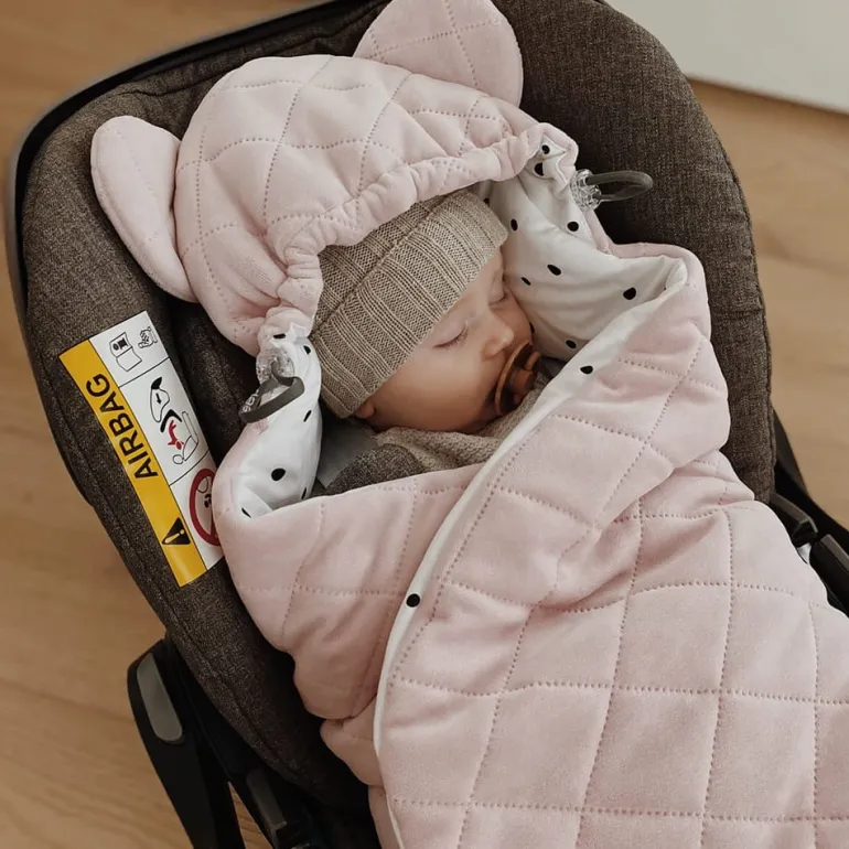 Otulacz do Fotelika Samochodowego Royal Baby Pink